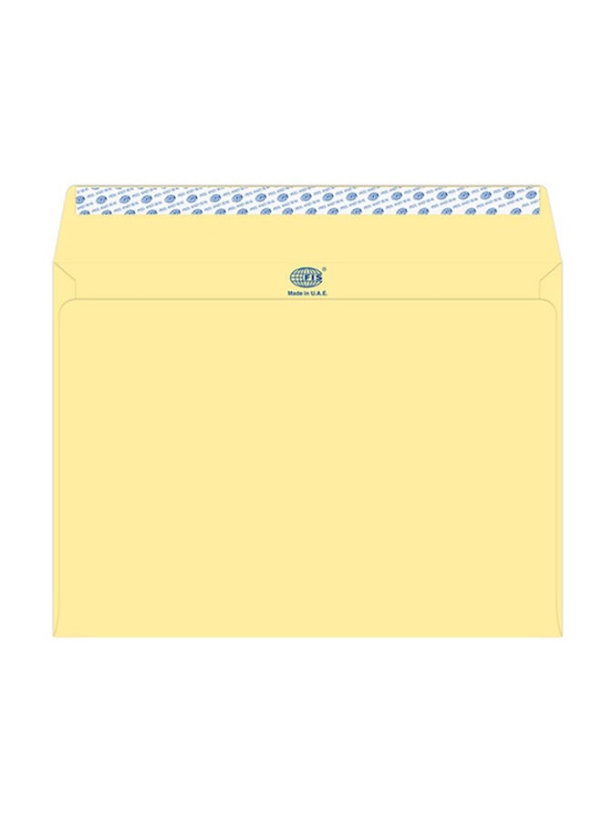 FIS 25-Piece Laid Paper Glued Envelope Set Cream - Image 2