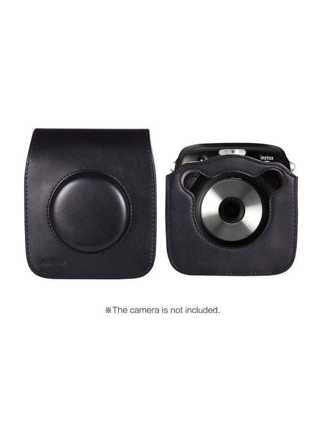 ANDOER PU Leather Camera Case Bag With Adjustable Shoulder Strap Black  - Image 4