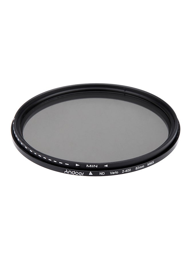 ANDOER Neutral Density Adjustable ND2 To ND400 Variable Filter 8.2cm Black/Clear  - Image 3