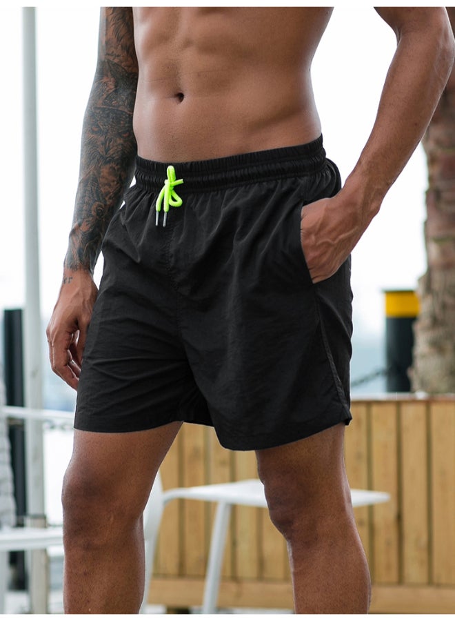 Sports Workout Performance Shorts Black  - Image 3