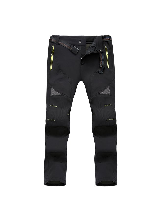 Fleece Removable Outdoor Sports Pants Black  - Image 2