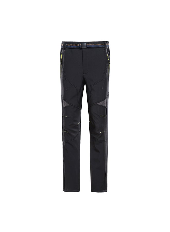 Fleece Removable Outdoor Sports Pants Black  - Image 1