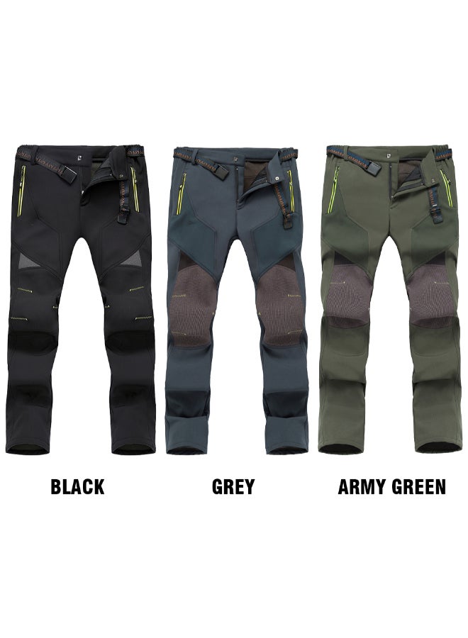 Fleece Removable Outdoor Sports Pants Grey  - Image 4