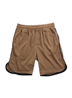 Sport Workout Pocket Shorts Brown