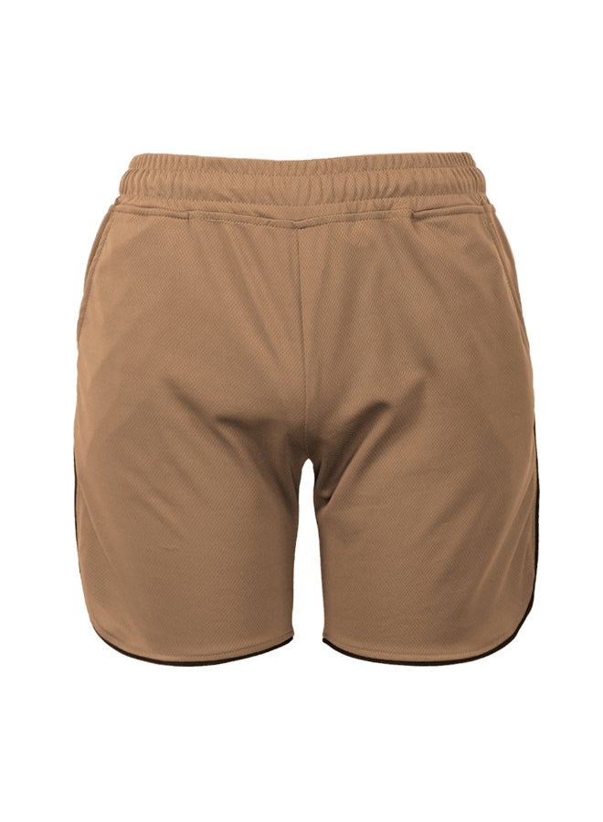 Generic - Sport Workout Pocket Shorts Brown - Image 1
