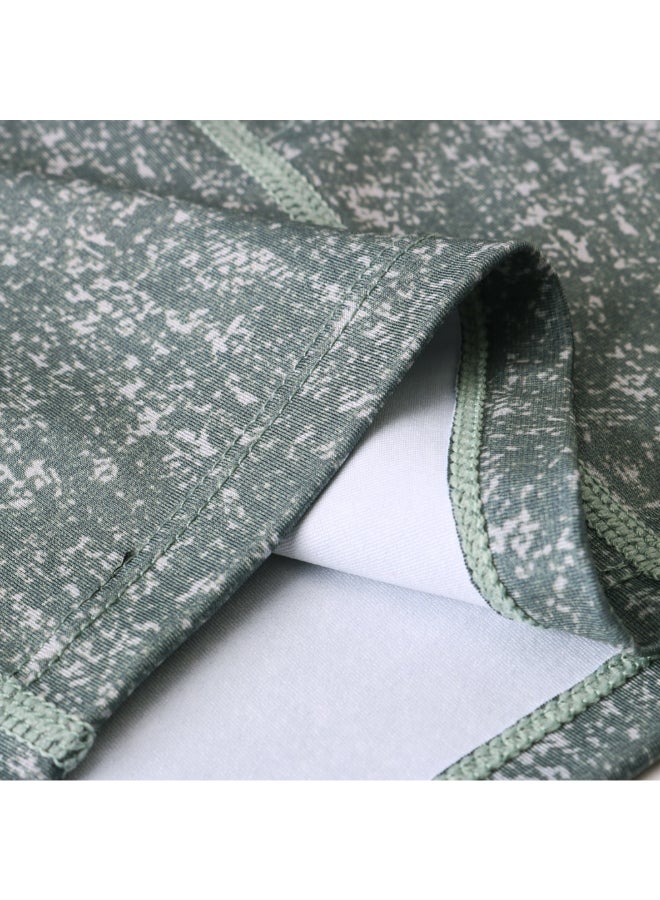 تيشيرت رياضي لممارسة التمارين أخضر - Image 2