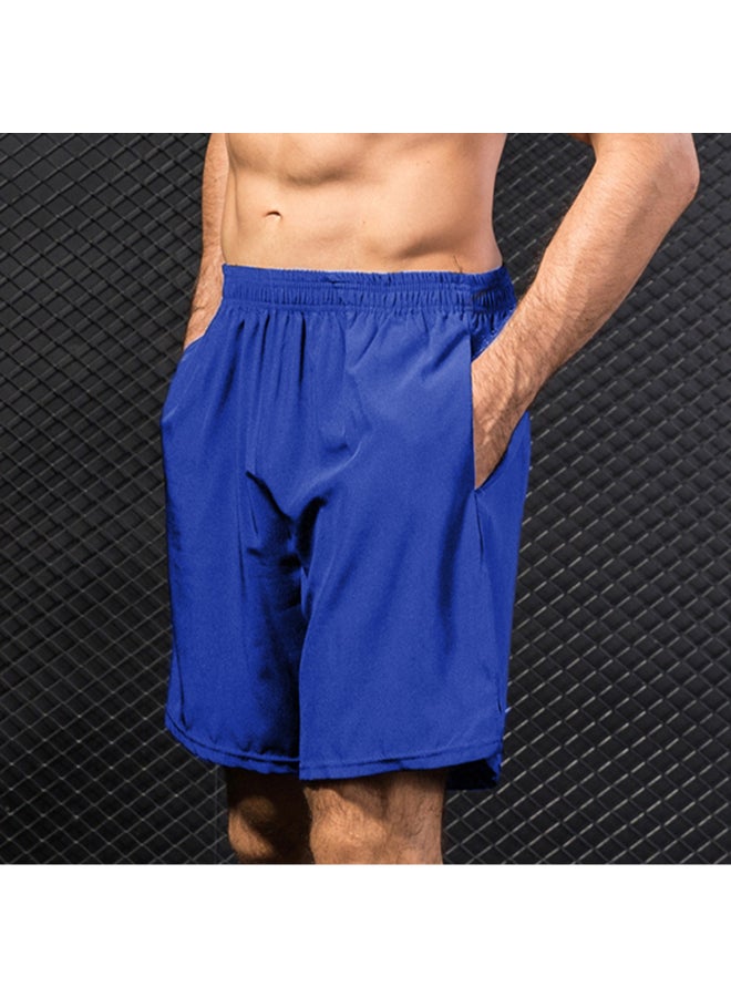 Performance Sports Workout Shorts Royal Blue  - Image 2