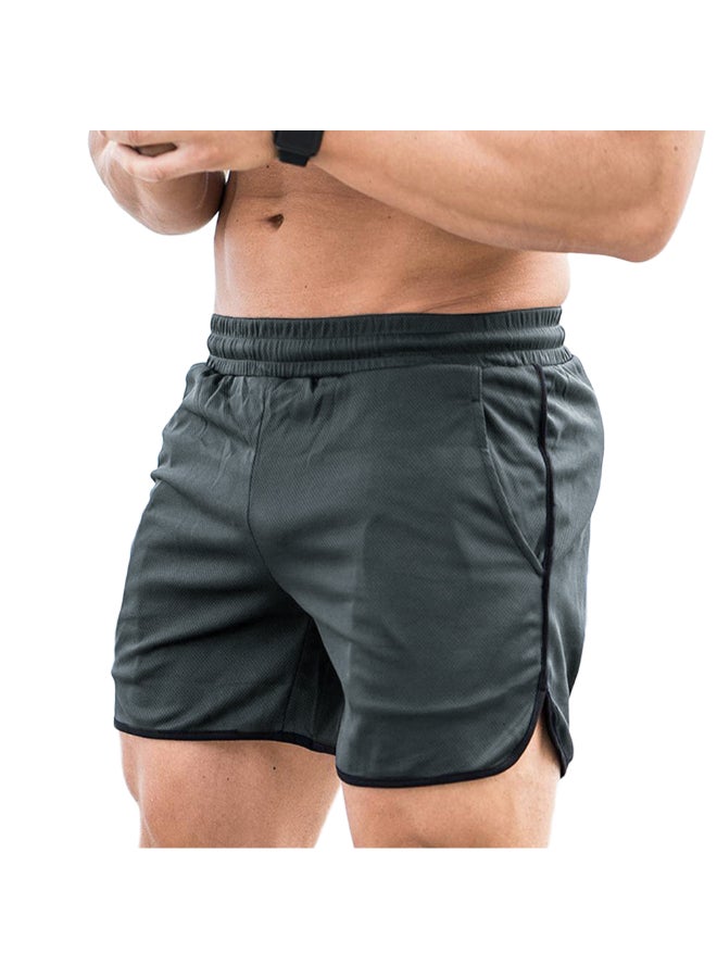 Breathable Performance Sports Shorts Grey