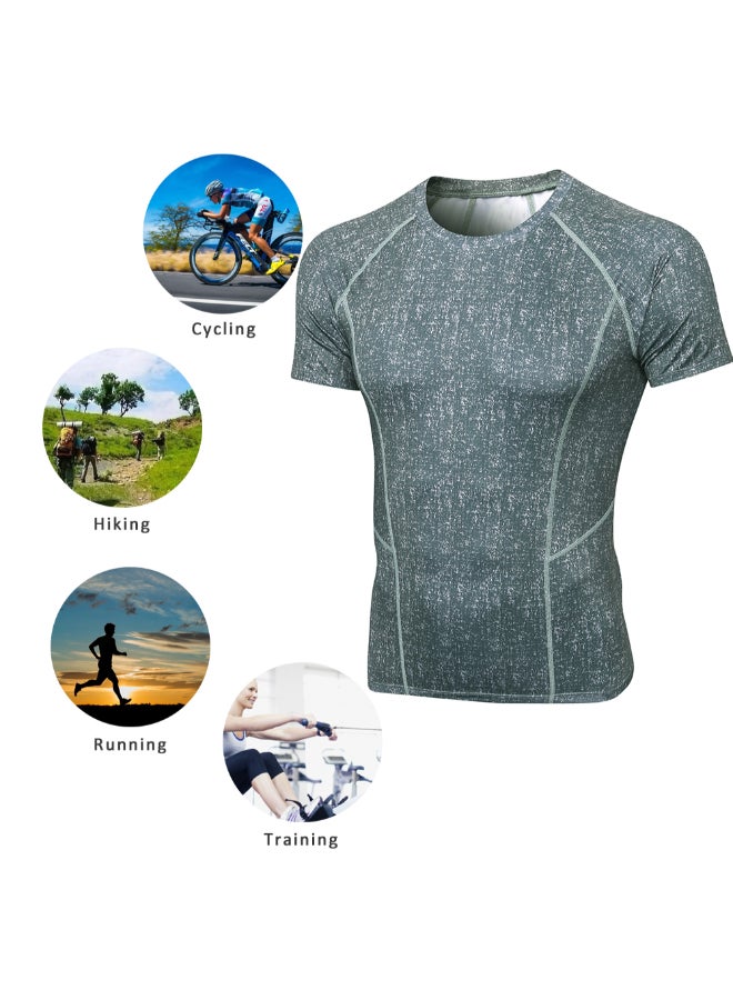 Performance Athletic Sports T-Shirt Green  - Image 2