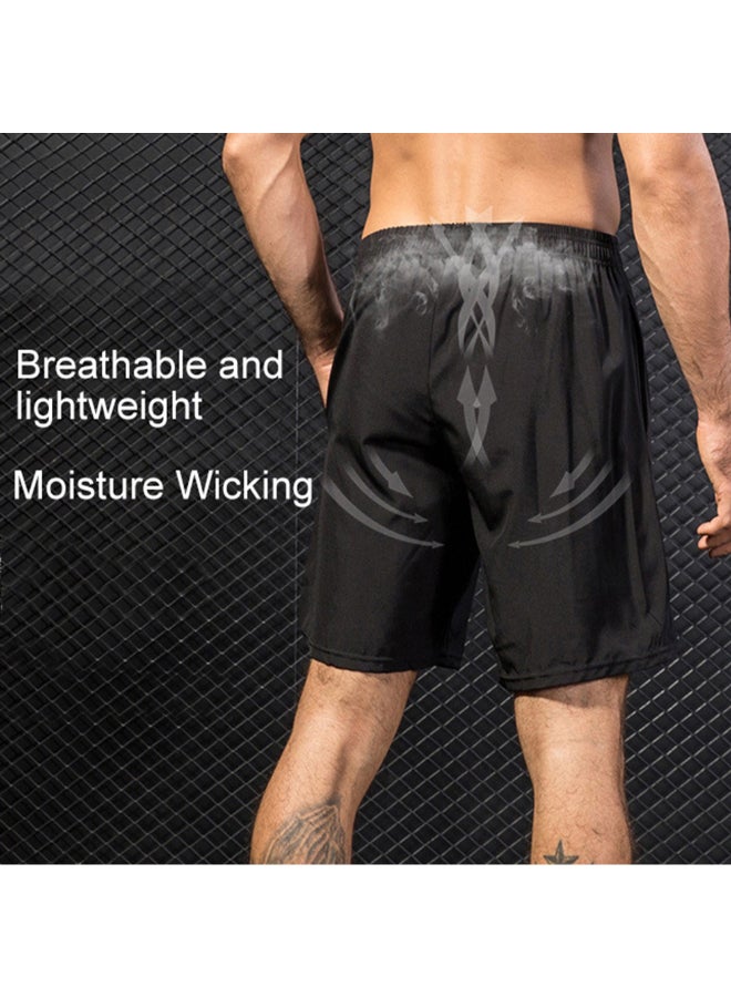 Fitness Running Sports Shorts Black  - Image 2