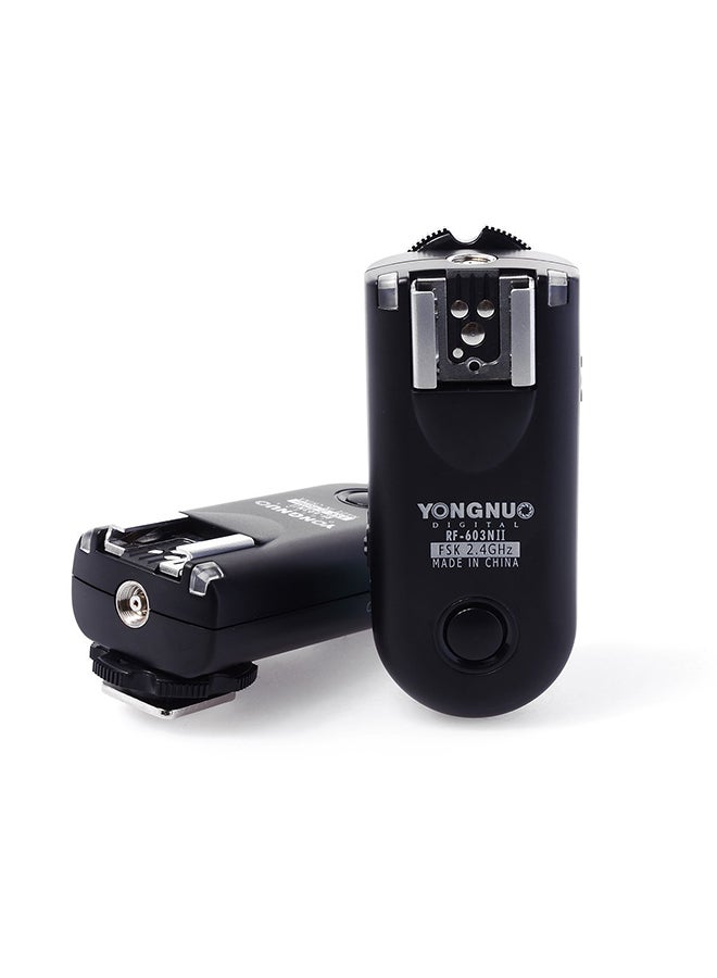 YONGNUO - Wireless Remote Flash Trigger For Canon DSLR Black - Image 1