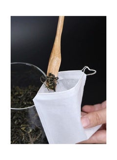Generic 100-Piece Non-Woven Disposable Tea Bag Set White  - Image 2