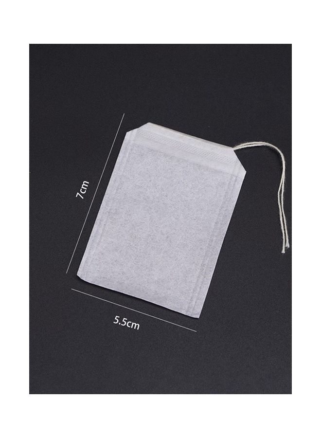 Generic 100-Piece Non-Woven Disposable Tea Bag Set White  - Image 3