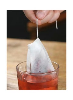 Generic 100-Piece Non-Woven Disposable Tea Bag Set White  - Image 4