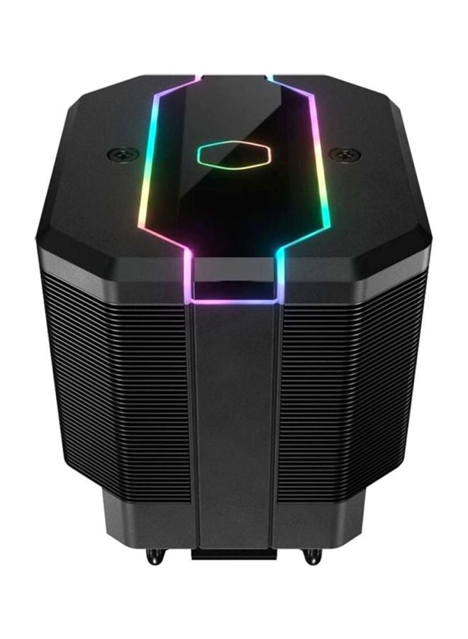 COOLER MASTER RGB Dual Tower Master Air Cooler 5.3x4.9x6.5inch Black  - Image 1