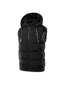 USB Charge Electric Heated Vest Black