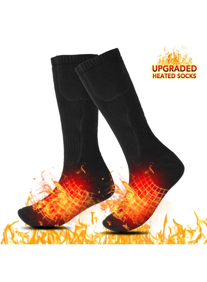 Electric Battery Operated Warm Socks Black  - Image 2