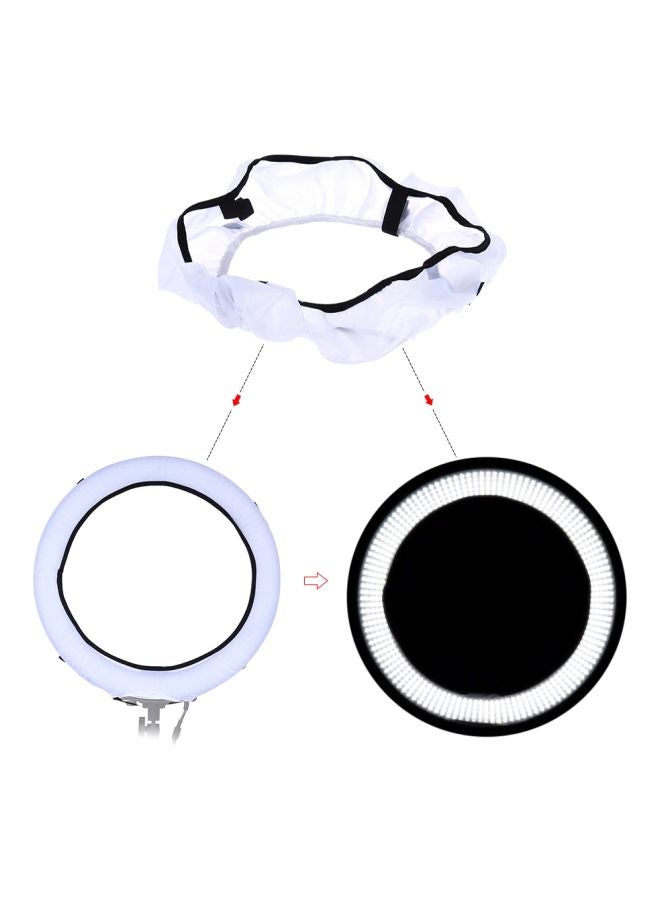ANDOER Flash Light Cloth Diffuser Kit For LA-650B White/Black - Image 5