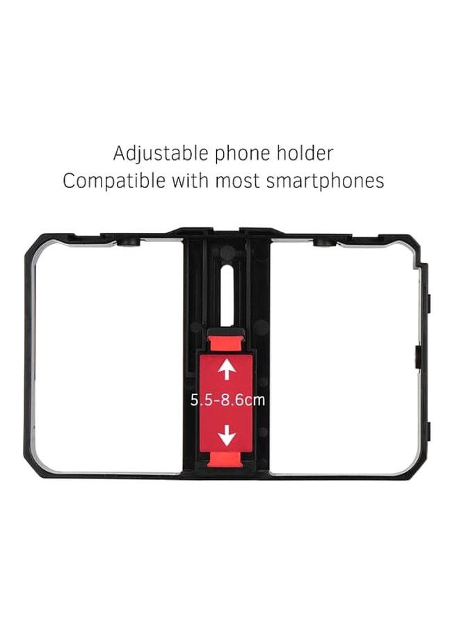 أندوير مجموعة مصابيح LED صغيرة للتصوير مكونة من قطعتين أسود/ أبيض - Image 5