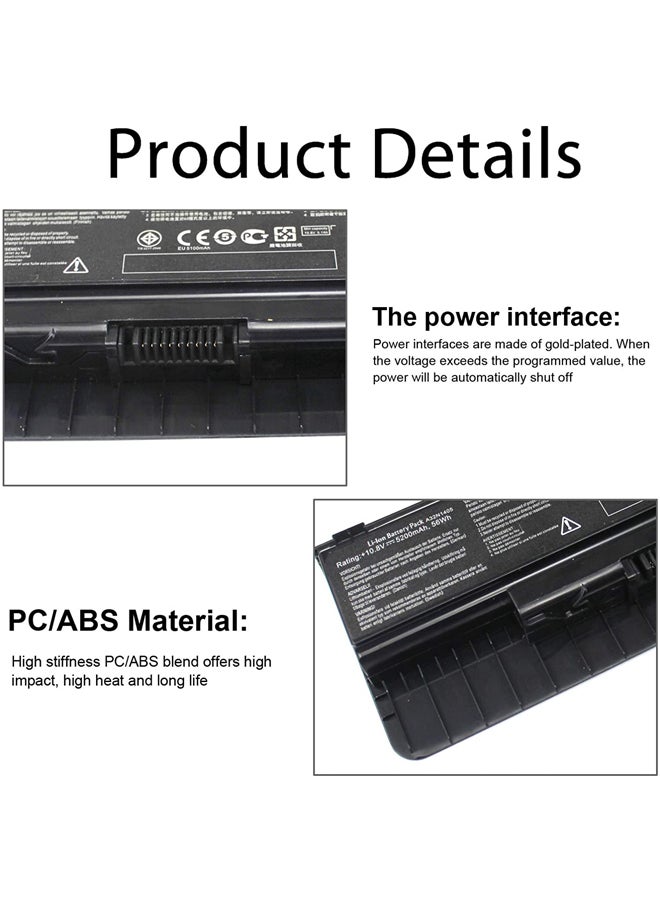 ASUS Replacement Battery For Asus ROG GL551JX Black - Image 4