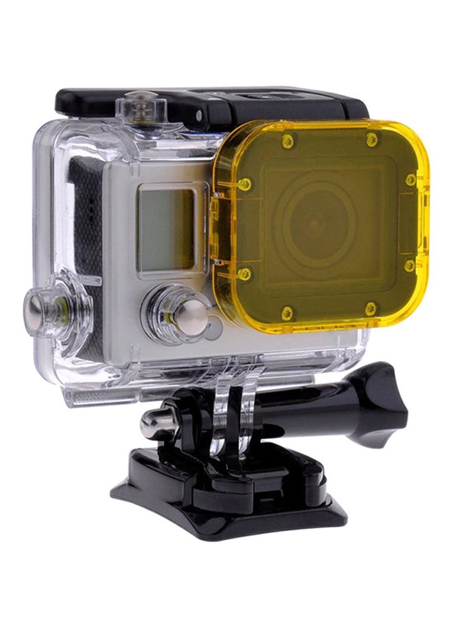 Ozone - Snap-on Underwater Colour Correction Dive Filter For GoPro HERO4/HERO3+ Yellow - Image 1