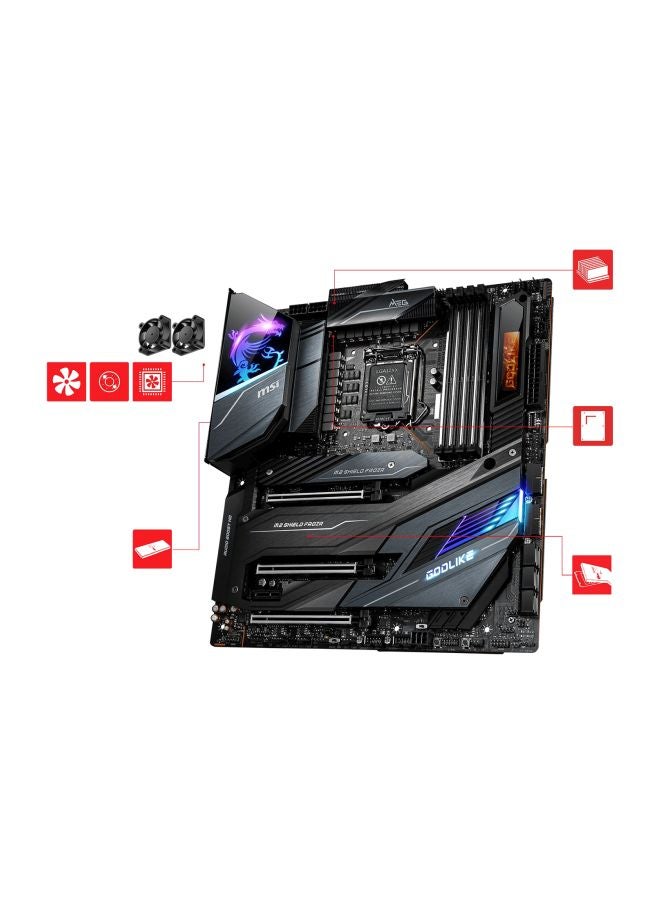 MSI Meg Z490 Godlike Motherboard Black  - Image 4