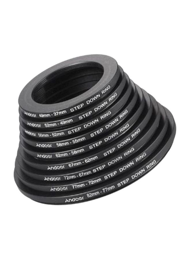 ANDOER 18-Piece Step Up And Down Lens Filter Adapter Ring Set Black  - Image 3