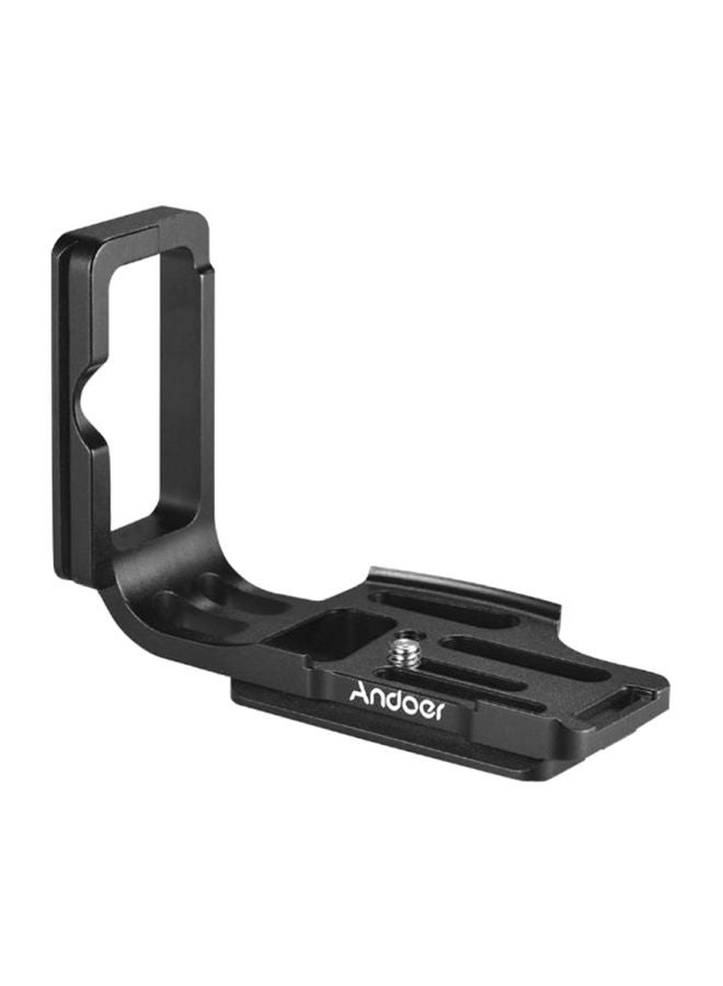 ANDOER L-Shape Quick Release Plate Camera Bracket Black  - Image 1