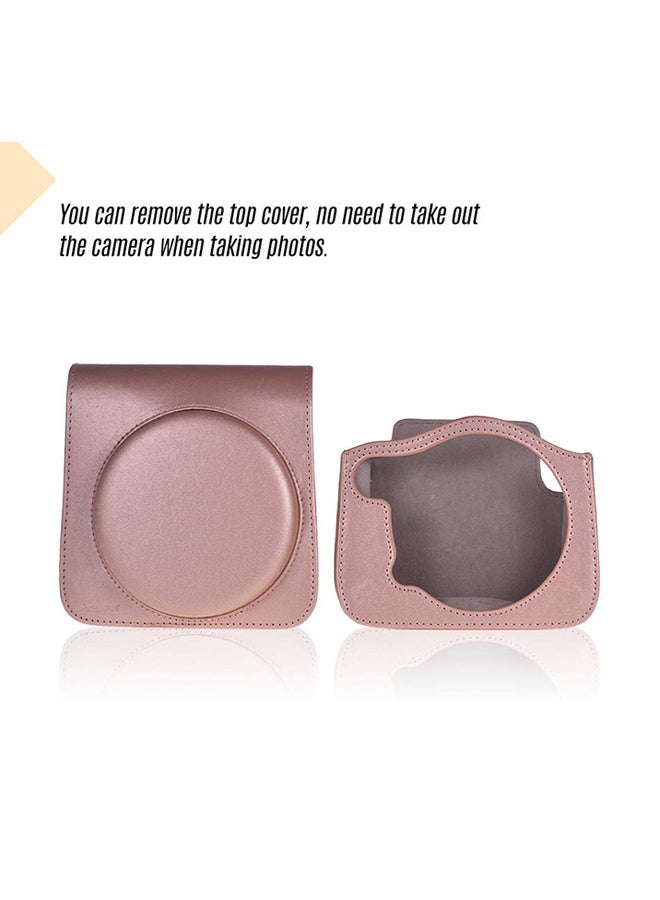 ANDOER Protective Case With Adjustable Strap Pink  - Image 5