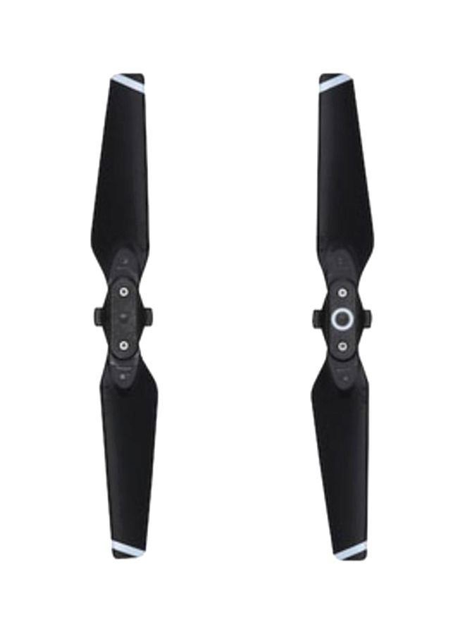 dji - Spark Part-2 4730S Quick-Release Folding Propellers Black/White - Image 1