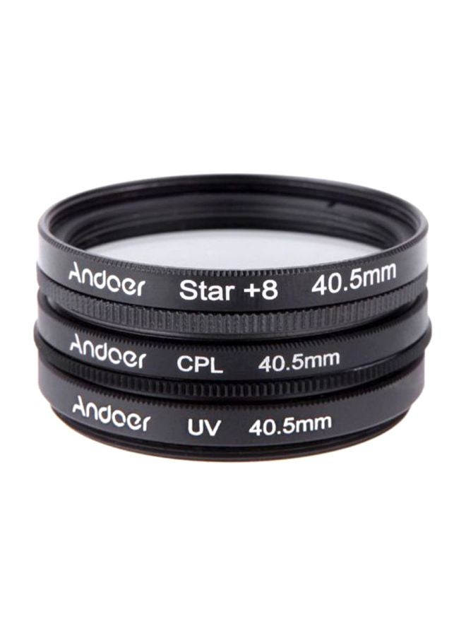 ANDOER Camera Lens Filter Kit With Case 4.05cm Black  - Image 1