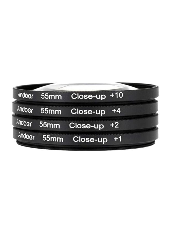 ANDOER Macro Close-Up Lens Filter Set Black/Clear  - Image 1