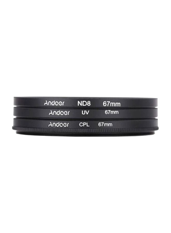 ANDOER Neutral Density Lens Filter Kit Black/Clear  - Image 1
