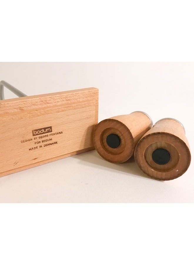bodum Nissen Salt And Pepper Grinder Brown 14x7.5x18cm  - Image 4