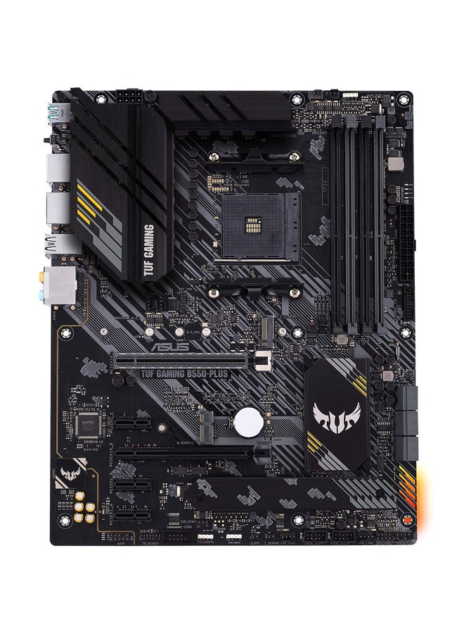 TUF GAMING B550-PLUS (AMD B550) AM4 ATX PCIe 4.0, dual M.2, 2.5 Gb Ethernet, SATA 6 Gbps, USB 3.2 Gen 2 Type-A and Type-C RGB 12x9.6inch Black/Grey - v1617448404/N38943651A_1