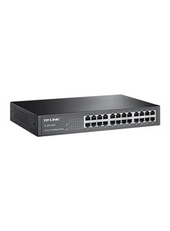 TP-LINK 24-Ports 10/100 Speed Network Switch Black  - Image 2
