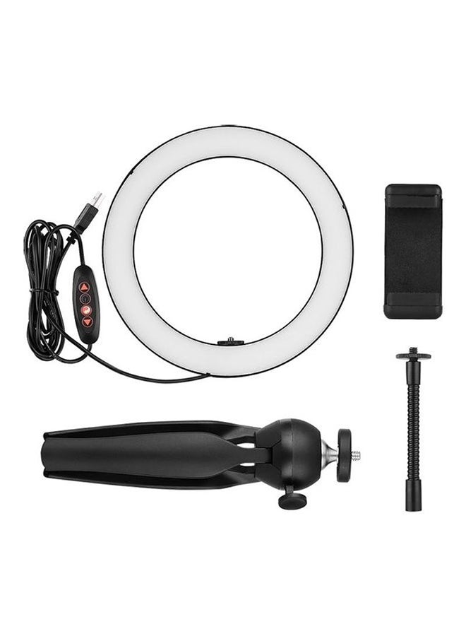 دوكولر مصباح LED حلقي أسود/أبيض - Image 1