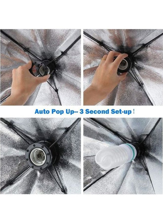 أندوير عدة إضاءة وسوفت بوكس للتصوير الفوتوغرافي بالأستوديو أسود/ أبيض - Image 4