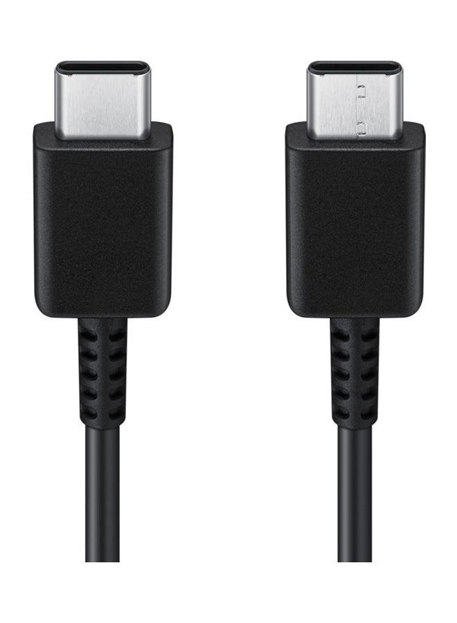Samsung - Type C To Type C Cable Black - Image 1