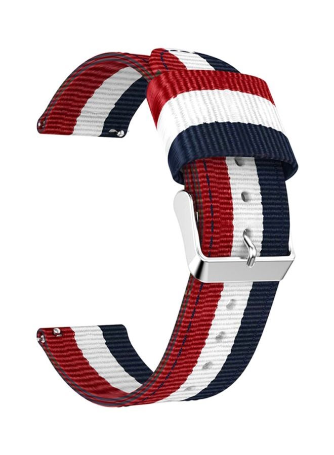 Voberry Replacement Strap For Samsung Galaxy Watch 42/40/44mm Red/White/Blue - Image 1