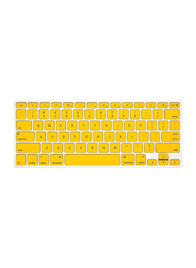 Ozone US Layout English Keyboard For MacBook Yellow - Image 1