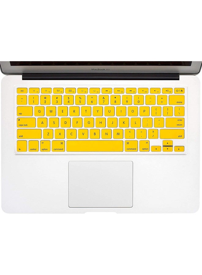 Ozone US Layout English Keyboard For MacBook Yellow - Image 2