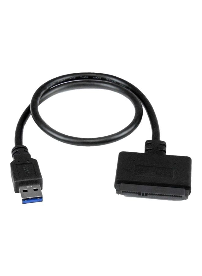 أليش كابل محول لمحرك الأقراص الصلب من USB إلى ساتا III أسود 