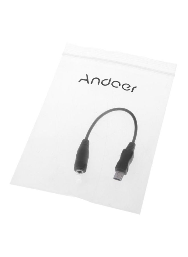 ANDOER Microphone Adapter Cable 3.5 mm Black/Silver  - Image 5