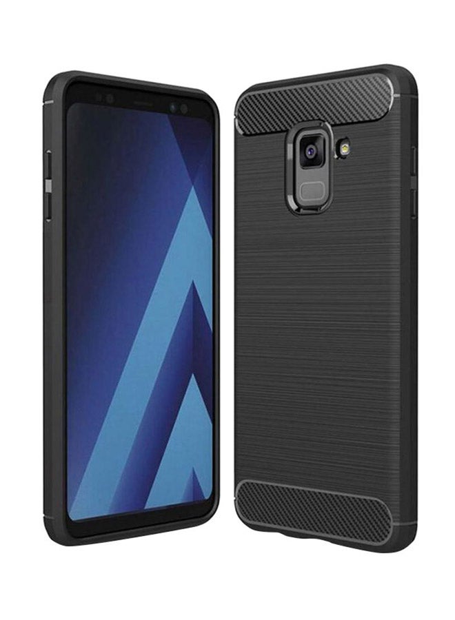 أوزون غطاء واقي من الكربون الناعم لهاتف سامسونج جلاكسي إيه 7 (2018) أسود - Image 3