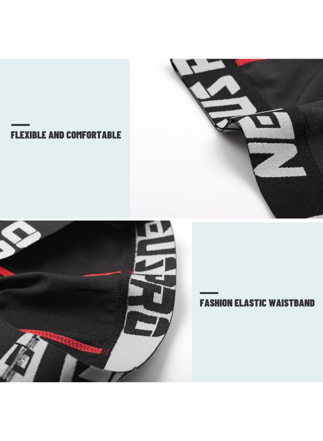 3 Pack Compression Tights Black/Grey/Red - Image 2