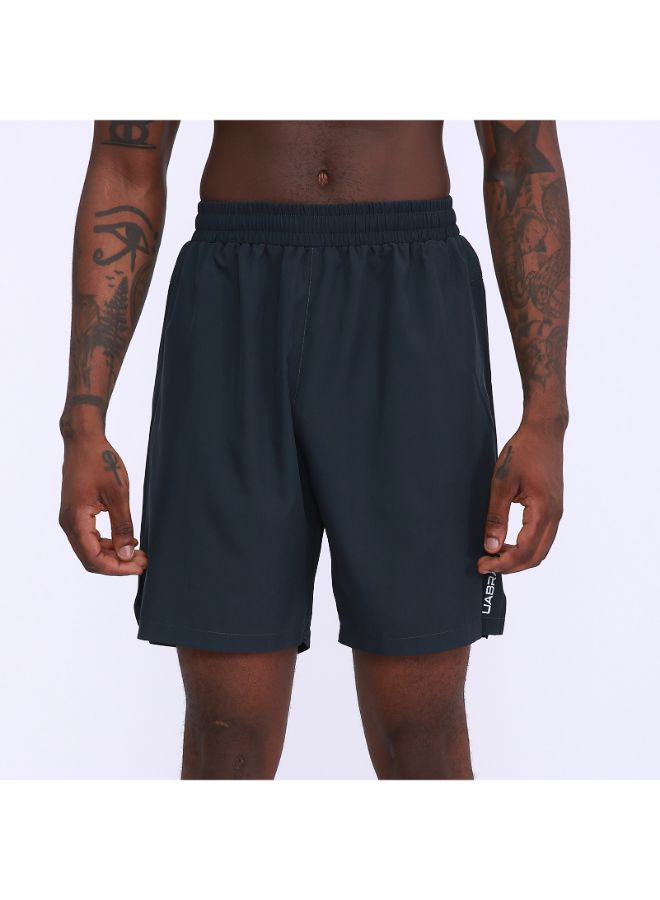 2-In-1 Fitness Running Shorts Grey  - Image 1
