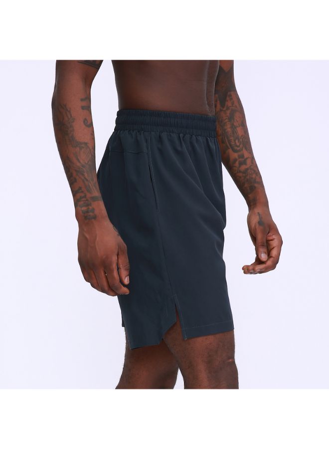 2-In-1 Fitness Running Shorts Grey  - Image 2