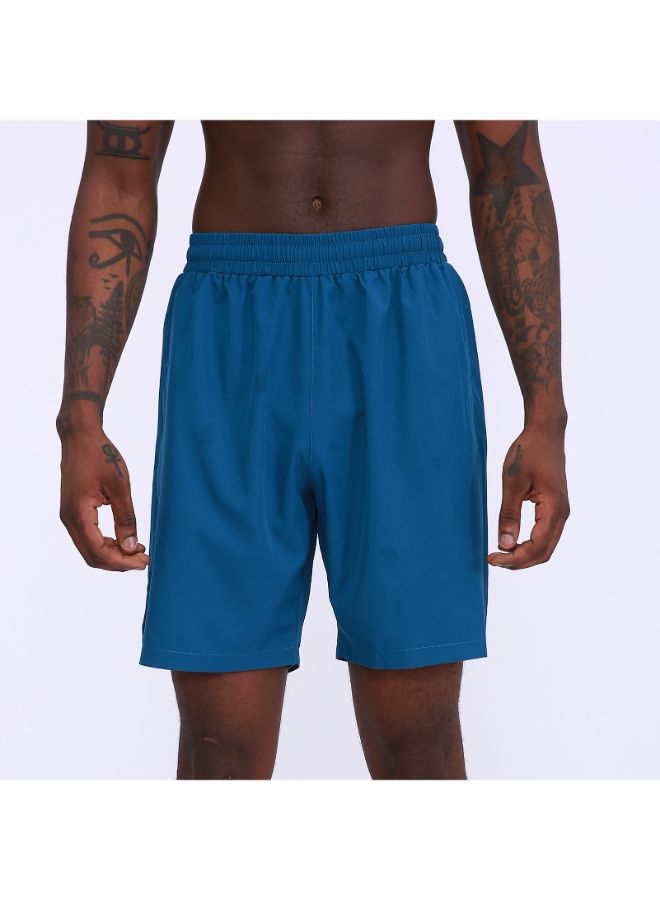 Breathable Fitness Quick Drying Shorts Blue - Image 1