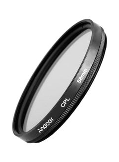 ANDOER Circular Polarized Lens Filter 5.8cm Black/Clear/White  - Image 1